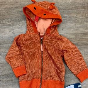 NWT Oshkosh B’gosh snake zip up hoodie